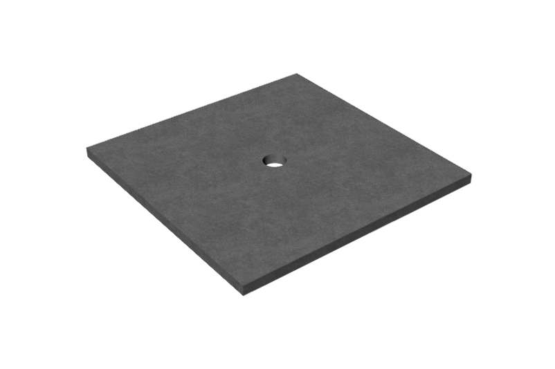 Kovová roznášecí plotna 250x250x10 mm