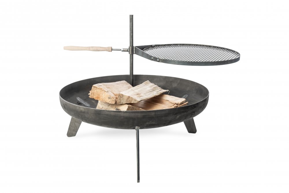 Přenosné ohniště Ø 80 cm s grilovacím roštem P
