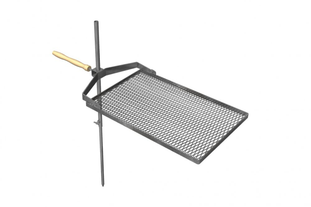 Skládací grilovací rošt polohovací 60 x 40 cm ✔ Rošt bez vaku