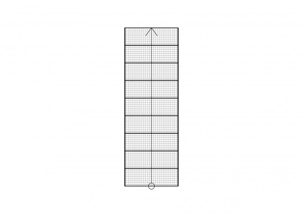 Levně Modulové schodiště přímé bez zábradlí 93 - 110 cm = 6 schodů