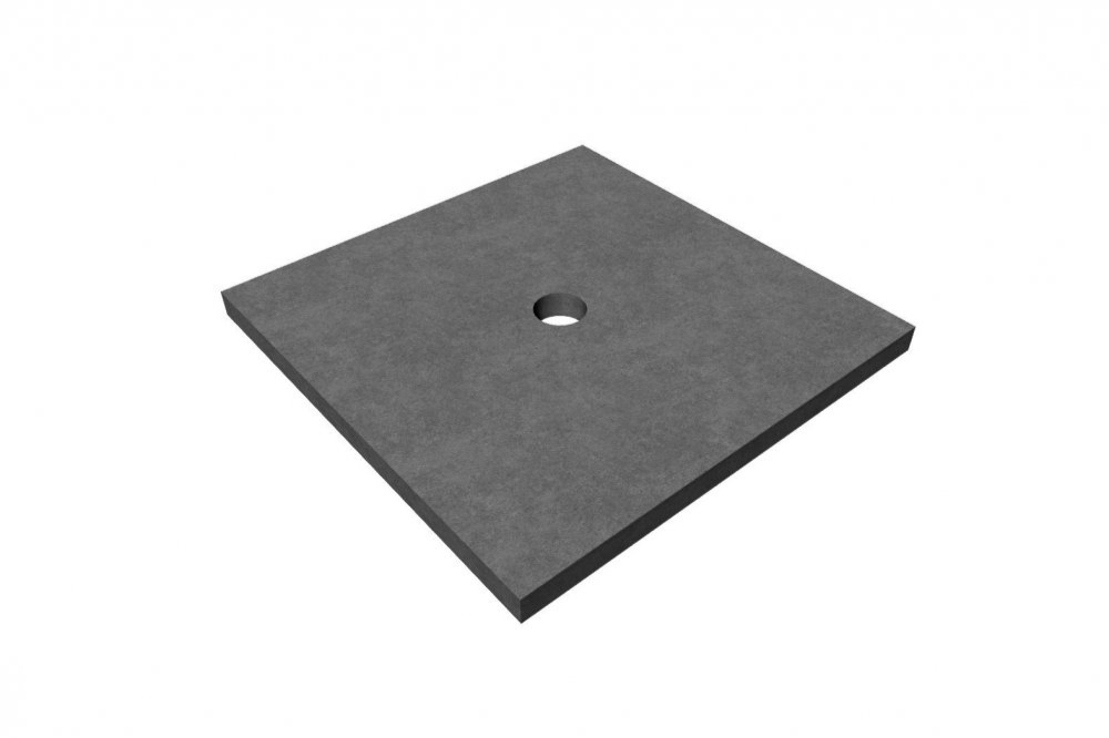 Kovová roznášecí plotna 200x200x10 mm