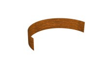 Kruhový obrubník CORTEN Ø80 cm Kruhový obrubník CORTEN Ø80 cm