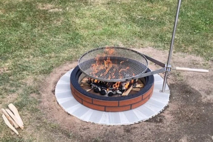 Nerezový grilovací rošt - foto zákazník