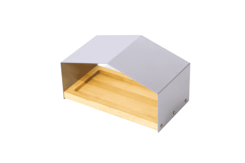 Krmítko pro ptáky - Futuristicky stříbrná