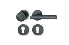 Kovanie METAL TUBE kľučka + guľa – sivé