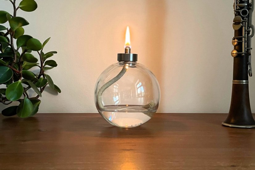 Olejová lampa SCUTI – Křišťál