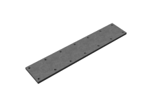 Kovová plotna 100x500x10 mm