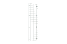 Treláž s držiakmi na stenu