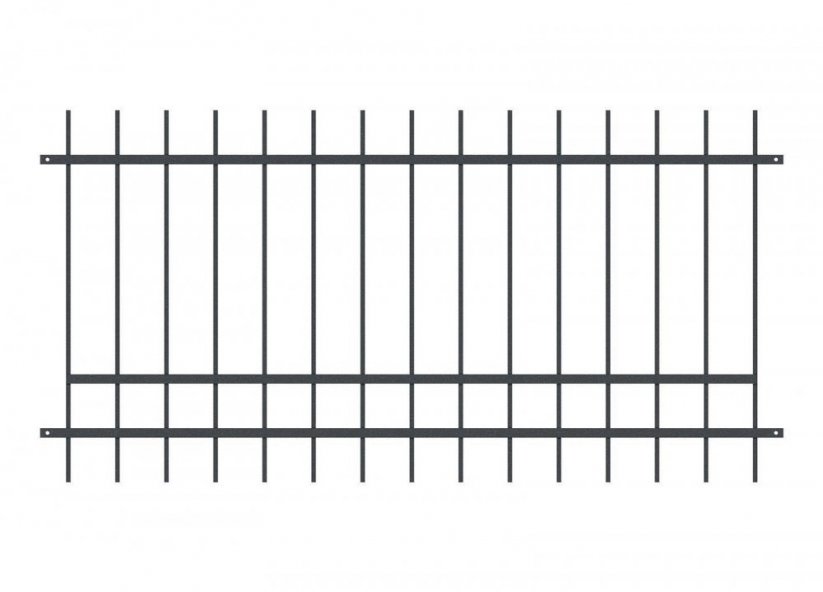 Kovové plotové pole PLP02