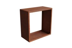 Modulový systém FLEXORA 800 × 800 mm – dřevník, záhon a květináč