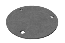 Kovová platňa kruhová - priemer 200 mm