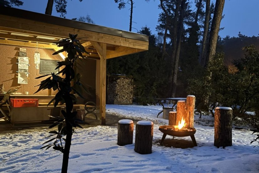 Přenosné ohniště Ø 60 cm s grilovacím roštem P