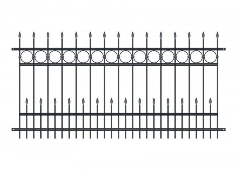 Kovové plotové pole PLP41