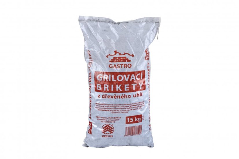 Grilovací brikety GASTRO - 15 kg