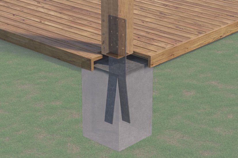 Kotviaca pätka do betónu – terén