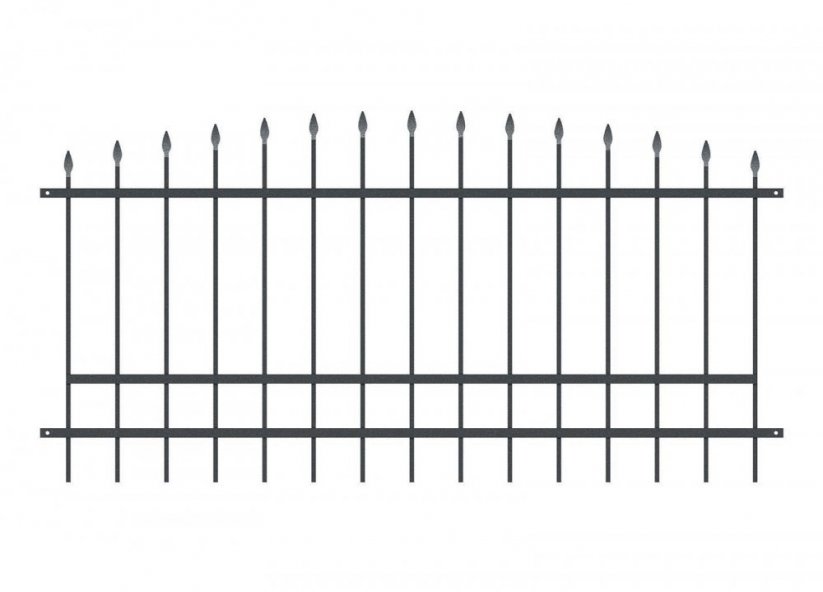 Kovové plotové pole PLP30