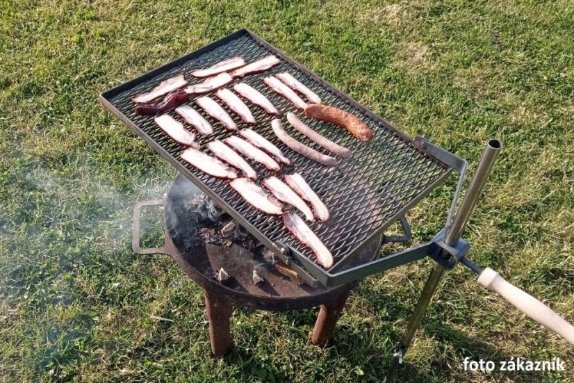 Skládací grilovací rošt 600x400 mm