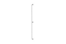 Konzole pro montáž pletiva v. 125 cm