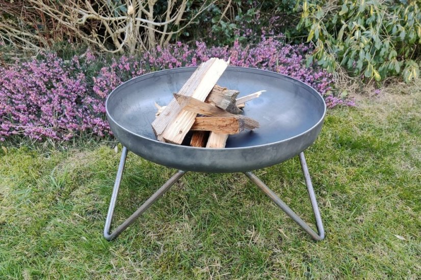 Přenosné kovové ohniště Ø 50 cm