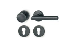 Kovanie METAL TUBE kľučka + guľa – sivé