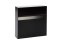Poštová schránka RENZ Erwin – uhlovo čierna