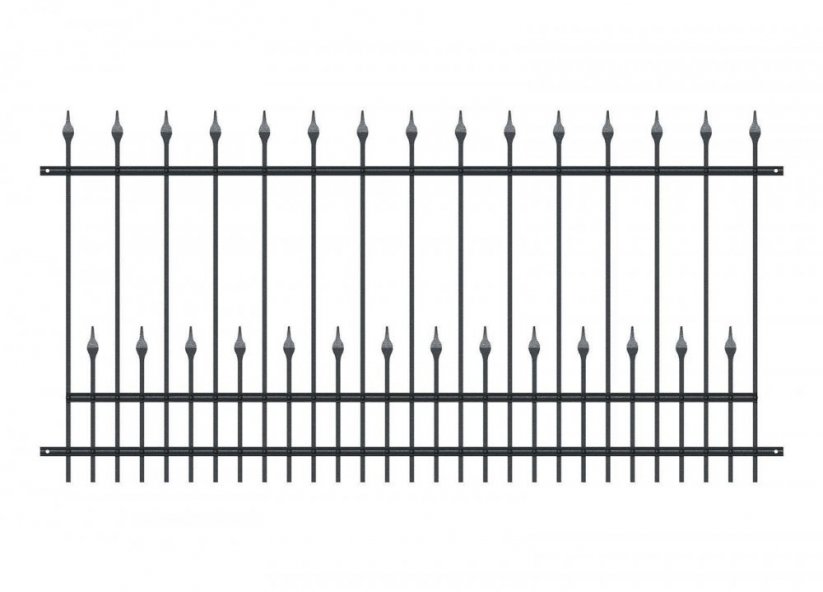 Kovové plotové pole PLP50