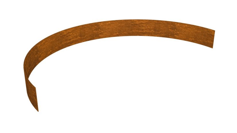 Kruhový obrubník CORTEN Ø150 cm
