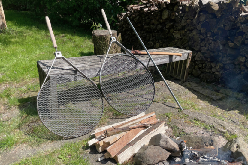 Porovnanie veľkosti grilovacích roštov ⌀ 50 a ⌀ 60 cm
