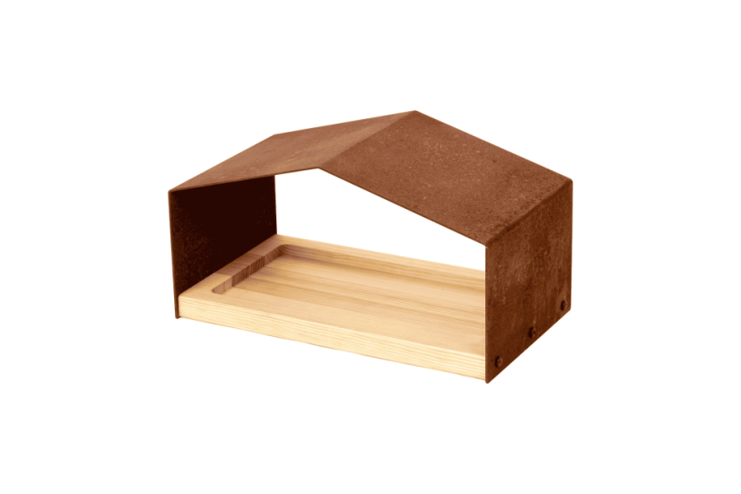 Kŕmidlo pre vtáky – COR-TEN