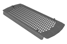 Vizualizace grilovacího roštu U Vizualizace grilovacího roštu U