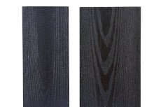 Porovnání plotovek WOODCORE (vlevo 90×11 mm, vpravo 120×11 mm)