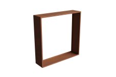 Modulový systém FLEXORA 1600 × 1600 mm – dřevník, záhon a květináč