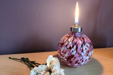 Olejová lampa rubínovo červená