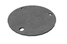 Kovová platňa kruhová - priemer 150 mm