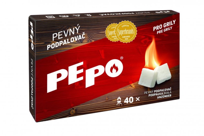 Pevný podpalovač PE-PO