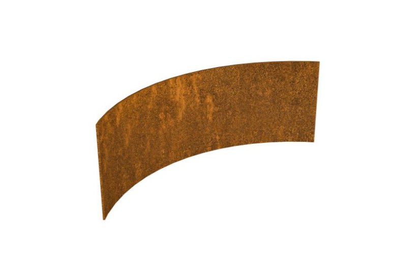 Rohový díl CORTEN čtvrtkruh 30 cm