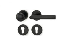 Kovanie METAL TUBE kľučka + guľa – čierne