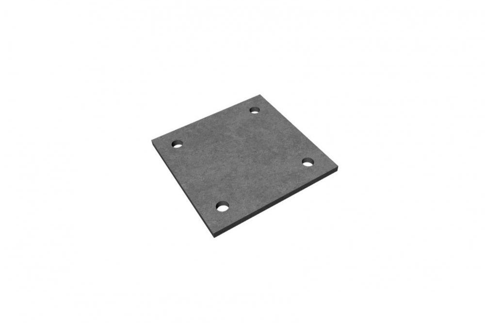 Kovová plotna 80x80x4 mm