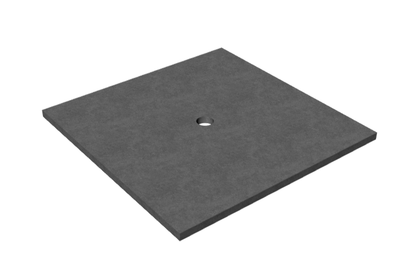 Kovová roznášecí plotna 300x300x10 mm